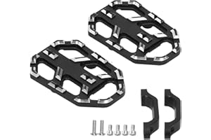 EVGATSAUTO Motocykl podnóżki, para motocykl przedni podnóżek poszerzyć podnóżek pedał pasuje do NC750X NC750S CB500X 2014 2015 2016 2017 2018 2019 2020