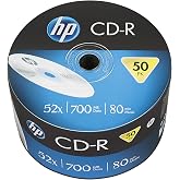HP CD-R 700MB 50 Blank CD/Compact Disk Wrap Professiona...