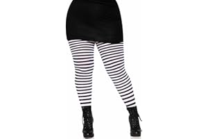 Leg Avenue Women's Nylon Striped Tights Costume Hosiery (pack of 1)