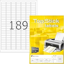 100 Etichette Autoadesive TopStick Per Cartelle - 192x61 Mm, Per Stampanti Laser E Inkjet, Bianche - Foto 9