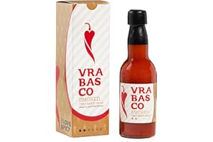 I LOVE SPICY Vrabasco Smoked 100 ml – Salsa Picante Fermentada y Ahumada – 80 % de Chile – Elaboración Artesanal de Croacia – Para Foodies y Amantes de Sabores Ahumados