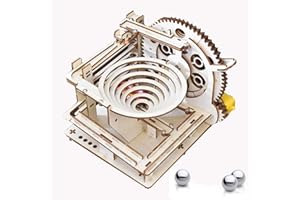 AURYEE 3D Puzzle Marble Run For Adults Stem Projects Wooden Engineering Puzzle Kit Science Project Kits Wood Mechanical Building Puzzles for Kids Ages 14+