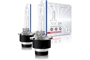 Sinoparcel D4S Xenon Bulb -2 Years Warranty- 35W 42V 8000K HID Headlight Replacement- Discharge Lamp -Pack of 2 -Compatible with 42402 66440 42402XV