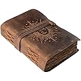 The Vintage Journal Leather Diary Writing Notebook Unique Handmade Embossed Travel Diary (Embossed Travel Diary)