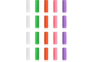 BOAO 20 Pièces Sièges de Plateau d'Alignement de Chompers 5 Couleurs (Rose, Orange, Vert, Violet, Blanc)