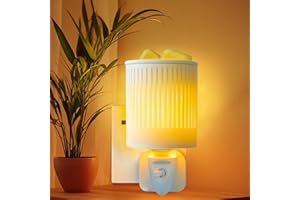 OUYFFEA Plug in Wax Melt Burners Electric Wall Candle Oil Burners for Wax Melts Night Light Gifts for Women Girlfriend, Aroma Lamp for Sauna Home Office Bedroom Accessories and Living Room Decor-vertical bar