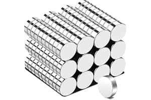 Aenienoe 120 sztuk magnesów 6 x 2 mm, małe magnesy neodymowe, okrągłe, do przypinania, tablicy magnetycznej, lodówki, tablicy, rękodzieła, zdjęć, silnych magnesów