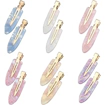 20-teiliges Set Faltenfreie Haarklammern – Kein Biegen, Für Styling, Make-up & Locken, 3 Farben
