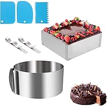 Rotoli Di Acetato Per Torte - 3 Pezzi (8cm, 10cm, 15cm) - Per Mousse, Cioccolato E Decorazioni - Foto 5