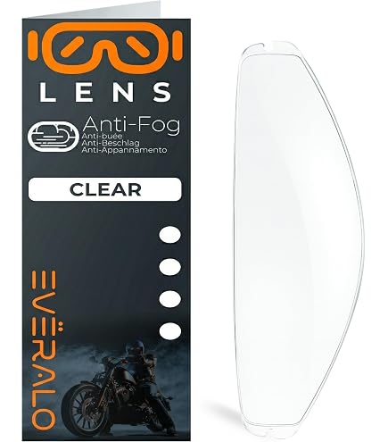 Everalo Lente Antifog per AGV K3 (XS, S, M, L) - K7 - GT6-1 - DKS461