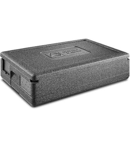 Scatola Termica Pieghevole 40 Litri | In EPP | Per Cibo Caldo E Freddo | Campeggio, Picnic | Nero