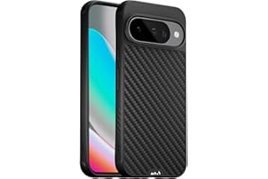 Mous Cover per Google Pixel 10/10 Pro (2025), Compatibile con Qi2 MagSafe e Pixelsnap - Limitless - Google Pixel 10/10 Pro Custodia in Fibra di Carbonio - Antiurto, Anti-Graffio, Nera