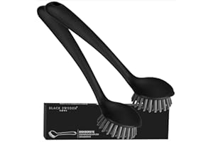 ‎BLACK SWEDEN HOME Black Sweden Home Spülbürste Schwarz - Hochwertige Geschirrbürste, Abwaschbürste, Küchenbürste mit robusten Borsten - Langlebiges Spülbürsten Set 2 Stück