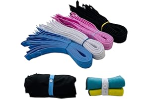 NOMEY 40 pezzi elastici tracolla regolabile riporre vestiti Vestiti Pieghevoli per La Casa Cintura Elastica cinghia elastica per riporre i vestiti Cinghia portaoggetti regolabile elastico pieghevole