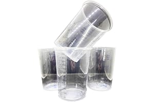 DIPOXY Lot de 10 bols de mélange 600 ml pour résine époxy Couleurs silicone bricolage Transparent échelle variée 2:1-3:1-4:1