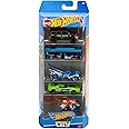 Hot Wheels - Confezione da 5 Veicoli, macchinine Scala 1:64 con Dettagli Autentici, Scegli tra i temi e i Modelli e collezion
