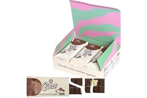 Choco Zero Tavolette di Cioccolato Fondente Ripieno al Cocco Senza Zuccheri Aggiunti 25g 126 Calorie Cioccolato Senza Zucchero per Spuntino Palestra Senza Glutine Low Carbs