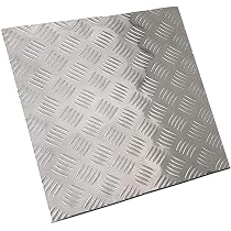 Placa De Aluminio 500x500mm - 3mm Grosor, Superficie Antideslizante