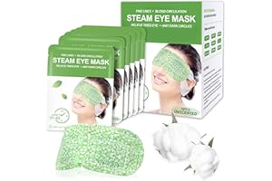 BeMyLady 16Pcs Steam Eye Masks for Dry Eyes, Warm Eye Masks, Relief Eye Fatigue Hot Sleep Eye Masks Heated Eye masks for sleeping, Dry Eyes, Travel Essentials, Bedroom Accessories, Idea Gifts(Unscent)