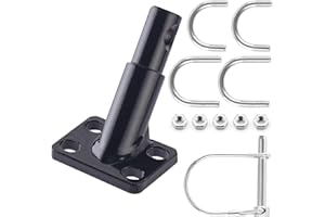 DLENP Fahrradanhänger Kupplung Fahrrad Anhängerkupplung Anhänger Adapter Hundeanhänger für Fahrradkupplungen mit Sicherungsstift Kinderanhänger Hundefahrradanhänger Hunde Haustier Kinder -Erweiterte Version