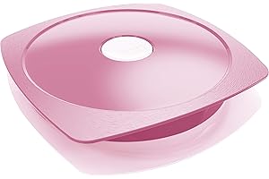 Maped PICNIK Assiette à déjeuner pour Adulte avec Couvercle Etanche - Compatible Micro-Ondes et Lave-Vaisselle - en Plastique Sans BPA - Rose