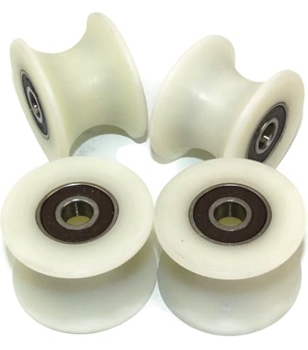 Ruote Per Cancelli Scorrevoli Da 50 Mm, Ruote In Acciaio Con Scanalatura A U Ruota Con Scanalatura A U Per Binario Inverso Macchina Industriale Porta Avvolgibile 90962048 - Foto 5