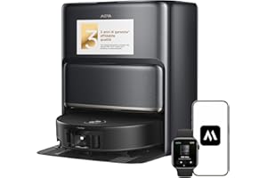 Mova Z60 Ultra Roller Complete Robot Aspirapolvere Lavapavimenti, 28000Pa, Dotato di Lavaggio HydroForce, Tecnologia AutoShield, Telaio LiftPro, Sistema StepMaster 2.0, Lavaggio con DuoSolution