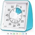 Secura 60-Minute Visual Timer, Classroom Classroom Timer, Countdown Timer for Kids and Adults, Time Management Tool for Teaching (Blue & Blue)