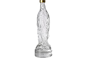 Holywatergin, Gin Italiano con Iconica Bottiglia a Forma di Madonna, Profilo Sensoriale Unico, con l'Aggiunta di Iris, Pino, Acqua Distillata di Mare e Incenso, 50 cl, 42,5% Vol