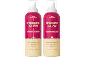 BASE LABORATORIES Pulvérisation Acide Hypochloreux - Cicatrisation De La Peau Pour Les Plaies - Solution Pour Le Soin Des Plaies, Soins Post-tatouage Et Piercing - Solution Nettoyante Saline - 480ml