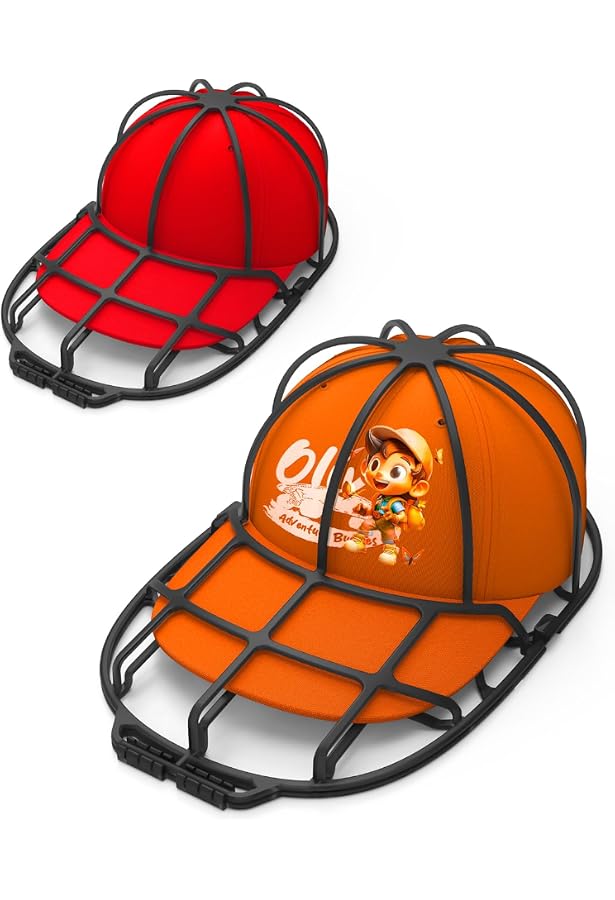 Lot De 2 Rondelles De Lavage Pour Casquette - Support Machine à Laver Anti-Déformation, Pour Baseball, Snapback