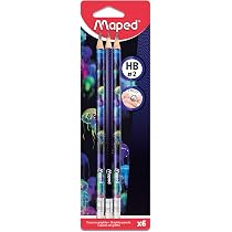 Maped - Matite Grafite HB #2 PIXEL PARTY - Matite Per Carta Con Punta