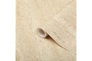 d-c-fix Självhäftande Folie Marmor fontana beige 200 x 45 cm | Lättskött möbeldekorativ självhäftande film för kök, skåp, bor