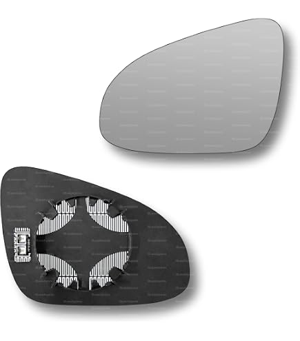 Heated Passenger Side Wing Mirror Glass For Toyota Auris Hatchback (2006-2013) – Convex, Chrome Finish