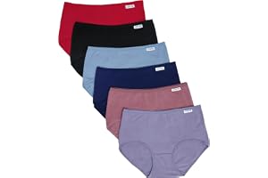 Premium Cotton Four-way stretch Panties - MULTIPACK - Sizes XS to 7XL - Classic Briefs for Women