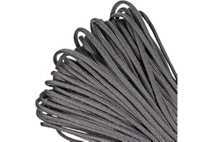 Paracord Planet Véritable paracorde de Type III de 550 LB – Cordon en Nylon de Couleurs Unies, Multicolores et réfléchissantes