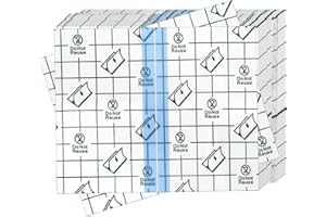 NebulaGlam Wasserdichte Klebebandage, 50 Blätter Tattoo Folie Tattoo Pflaster, Transparente Pflaster Duschpflaster für Tätowierte Haut Tattoo Aftercare (10CM x 12CM)