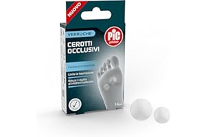Pic Solution cerotti occlusivi per il trattamento delle verruche confezione mix 12 pezzi da 12 mm e 4 pezzi da 19 mm