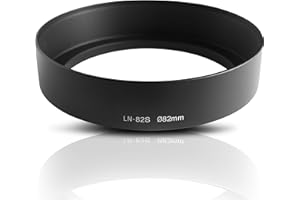 ARES FOTO Metalowa osłona przeciwsłoneczna obiektywu Do aparatów fotograficznych marki Canon, Sony, Nikon, Tamron, Sigma, Olympus, Fujifilm, Pentax, 82mm