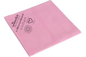 Vileda Professional Bayeta r-MicronQuick Microfibra Roja 5 Unidades