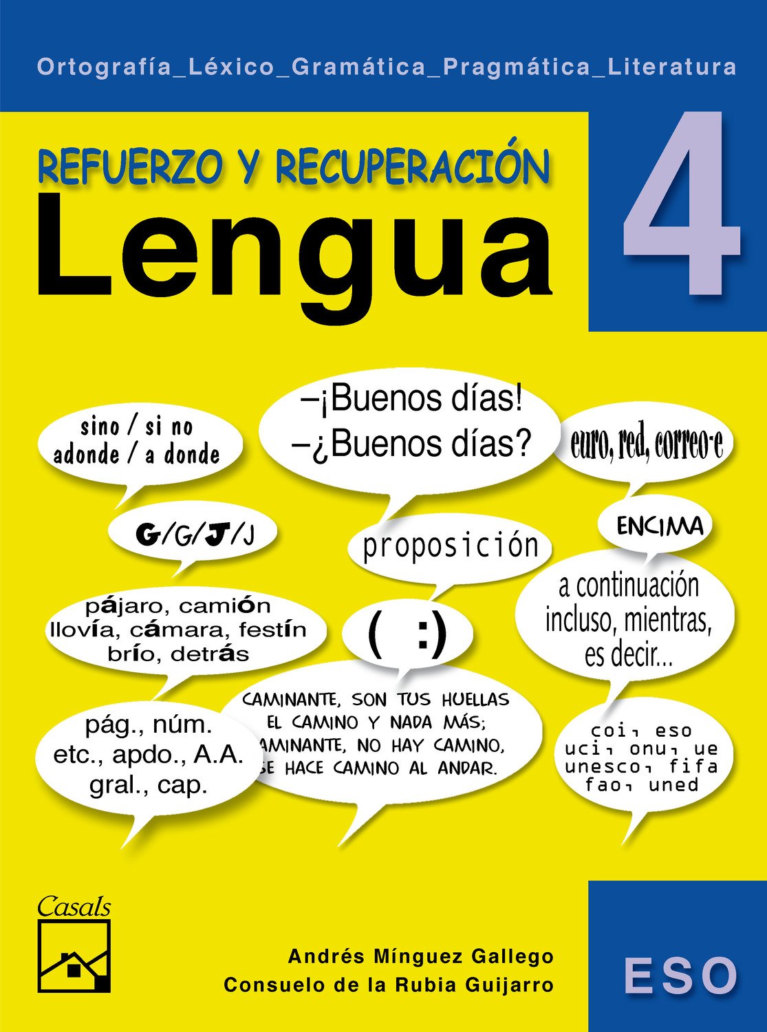 Refuerzo y recuperación. Lengua 4