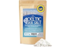 ‎AVIDA ZEN AVIDA ZEN Celtic Sea Salt, 900g keltisches Meersalz aus Guérande, Echtes graues Salz, handgeerntet und wind- und sonnengetrocknet, celtic salt original, reich an Mineralien