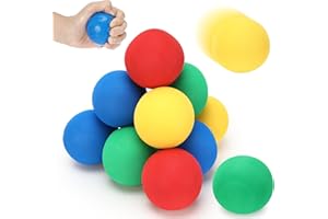 Ledebouk Set 12 Palle Di Spugna Diametro 70 Mm, Palline Morbide, Colori Misti, Palla In Schiuma Morbida, Silenziosa, Per Attività Indoor, Kickball, Dodgeball, Palla Per Parco Giochi