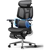 Hbada X7 Silla de oficina ergon&oacute;mica: Primer asiento con soporte lumbar inteligente de IA en el mundo, masaje bi&oacute;nico 8D, rep