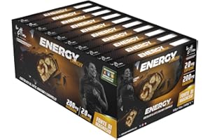 1 Attimo in Forma | 40 Barrette Energetiche Cioccolato Arachidi e Caramello 40 Grammi - Spuntino Snack Magnesio Vitamine Fitness