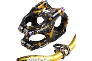 ROADNADO Bike Stem 31.8mm Handlebars 35mm Short MTB Stem Aluminum Alloy CNC Lightweight Bicycle Stem for MTB, BMX, Mountain Bike, Road Bike