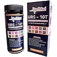 10 Parameter Urine Strips Dipstick Tests 100 Test Strips - pH, Glucose, Ketone, Liver, Kidney