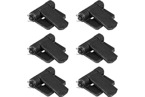 AQQ60 6 Stück 130x82mm Anschweißscharnier,Dicke 4,5 mm Abnehmbar Scharnier 305 Grad Drehwinkel Schwerlast-Anschweissband für Gartentor & Maschinen