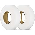 MAKINGTEC Iron-On Fabric Tape White Heavy Duty Fusible Adhesive Hemming Strip to Repair Curtains, Clothes, Pants, Pillow Case, Uniform - No Sewing (0.78-inch, 70 Yard)