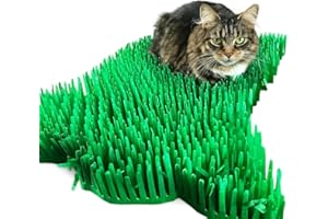 CATMAT Premium Green Tissue Paper Grass Mat Toy for Cats and Kittens (pack of 2)